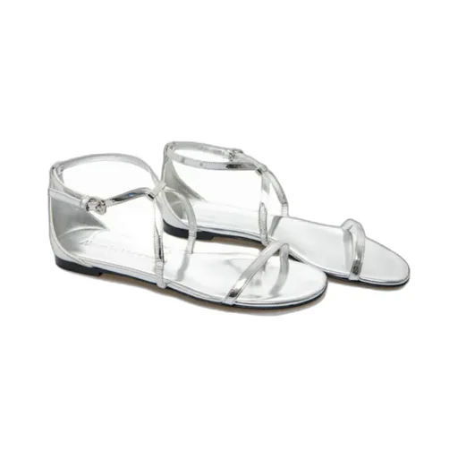 Strappy Metallic Sandals