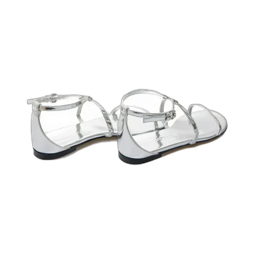 Strappy Metallic Sandals
