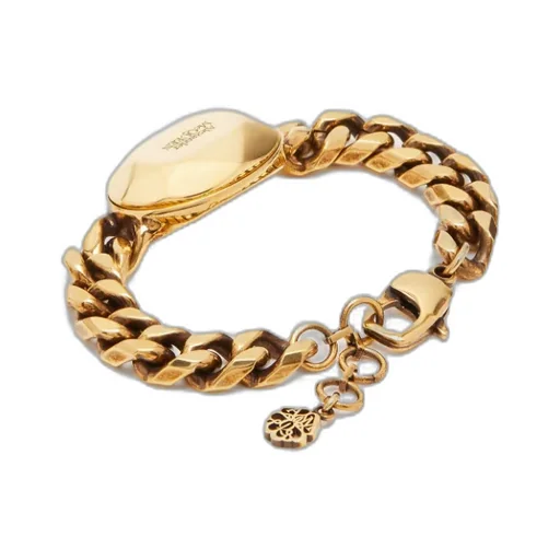 Logo Engraved Charm Bracelet