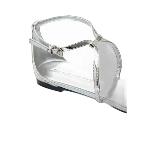 Strappy Metallic Sandals