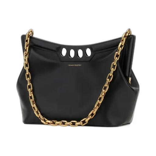 Logo Detailed Chained Shoulder Bag