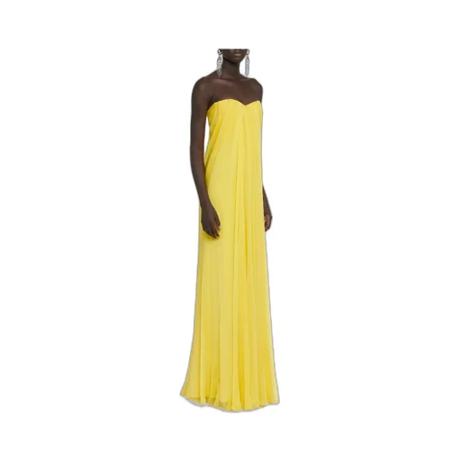 Draped Strapless Dress