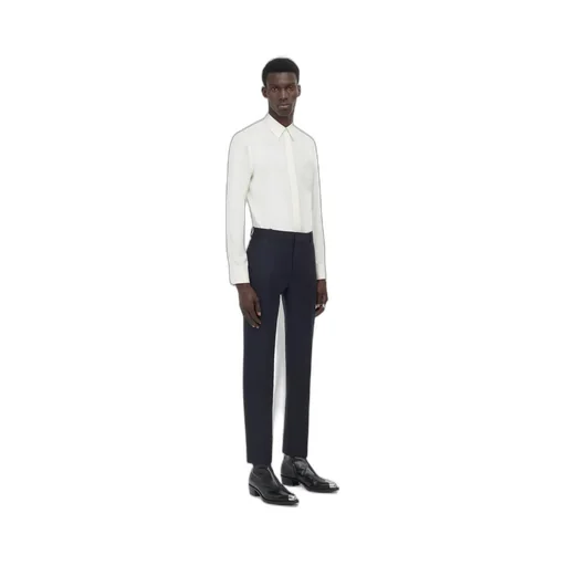 Straight-Leg Tailored Trousers