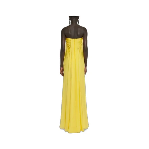 Draped Strapless Dress