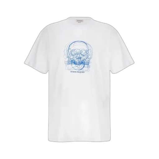 Skull Printed Crewneck T-Shirt