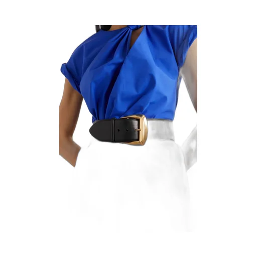 Geometric Buckle Belt