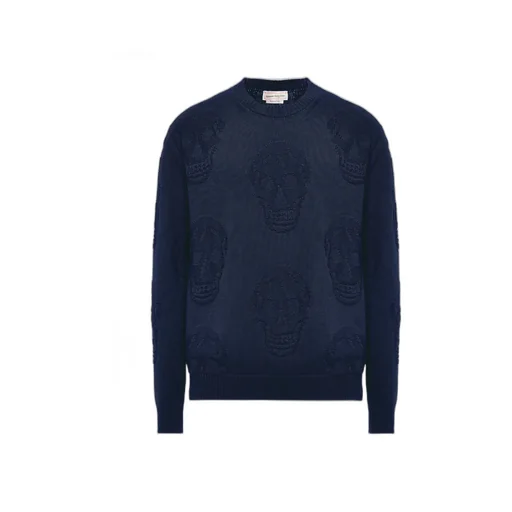 Round-Neck Long-Sleeved Sweater
