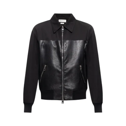 Contrasted Bomber Jacket