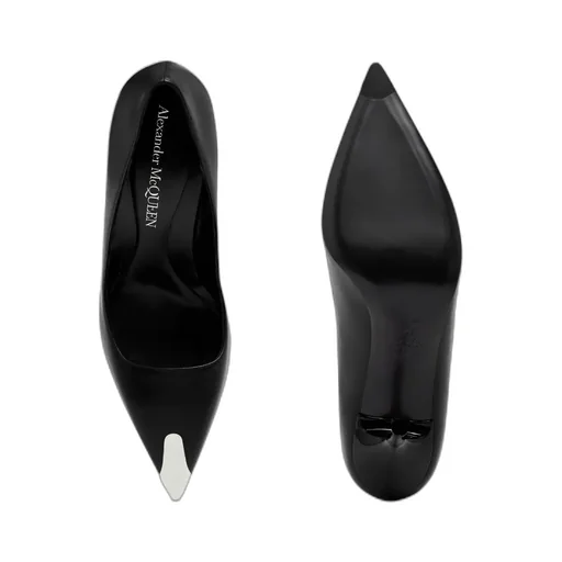 Punk Pointed-Toe Pumps