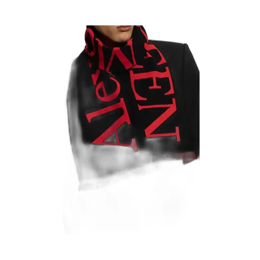 Logo Embroidered Scarf