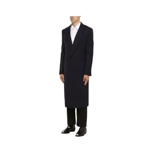 Single-Breasted V-Neck Coat