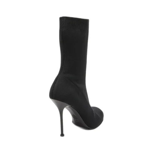 Pull-On Rib-Knit Boots