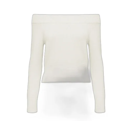 Off-Shoulder Long-Sleeved Jumper