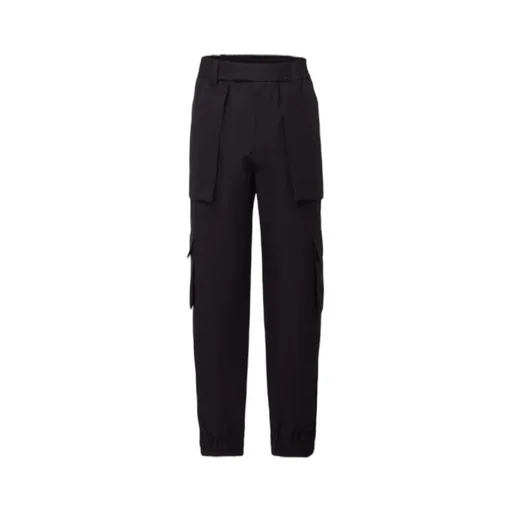 Mid-Rise Cargo Trousers