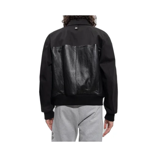 Contrasted Bomber Jacket