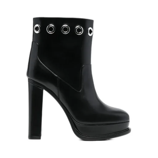 Eyelet Detailed Platform Boots