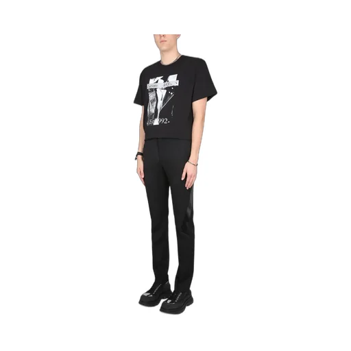 Straight-Leg Tailored Trousers