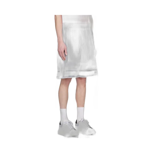Logo Embroidered Striped Shorts