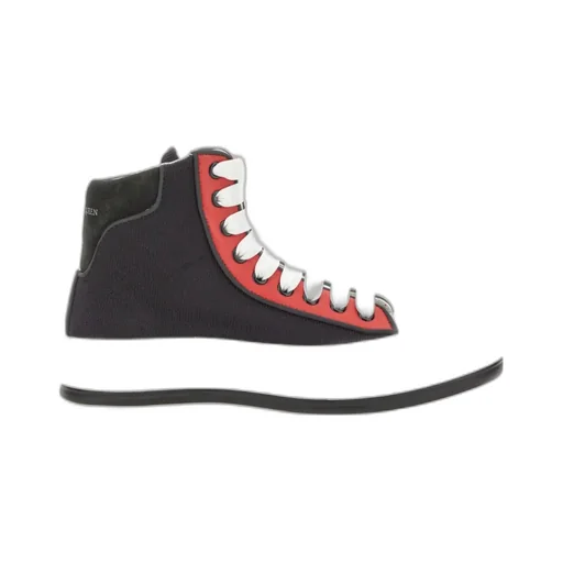 High-Top Lace-Up Sneakers