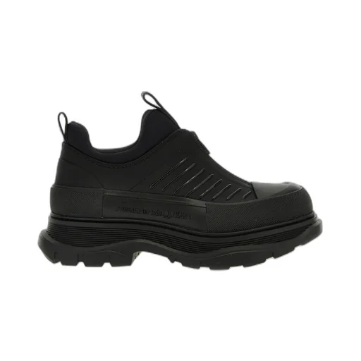 Chunky-Sole Zip-Up Sneakers