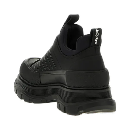 Chunky-Sole Zip-Up Sneakers