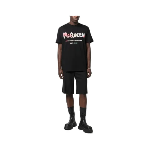 Abstract Logo-Print T-Shirt