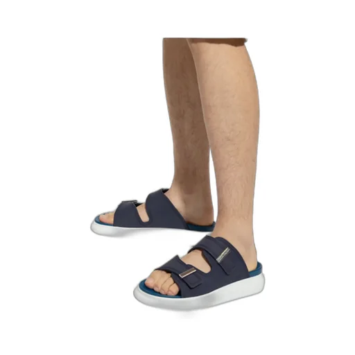 Logo-Engraved Double-Strap Sandals