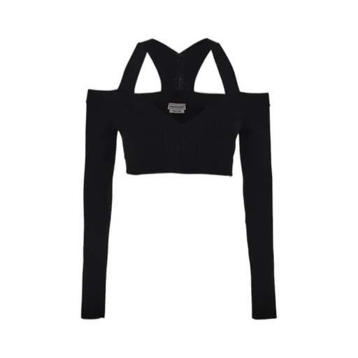 Cut-Out Detailed Cropped Top