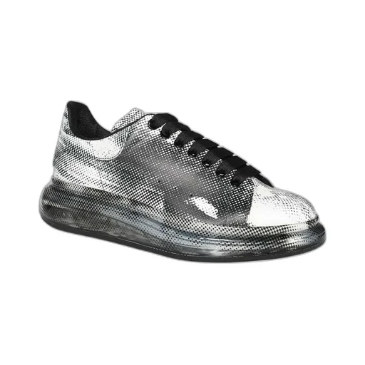 Oversized Pixel-Print Sneakers