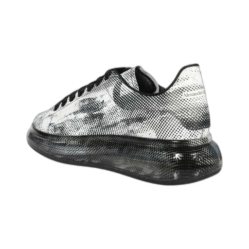 Oversized Pixel-Print Sneakers