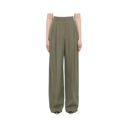Wide-Leg Tailored Trousers