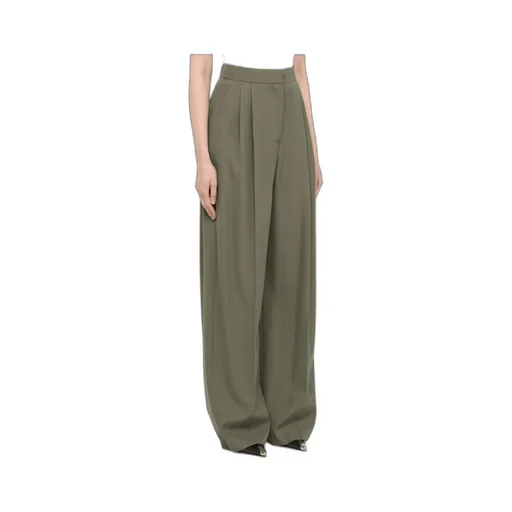 Wide-Leg Tailored Trousers