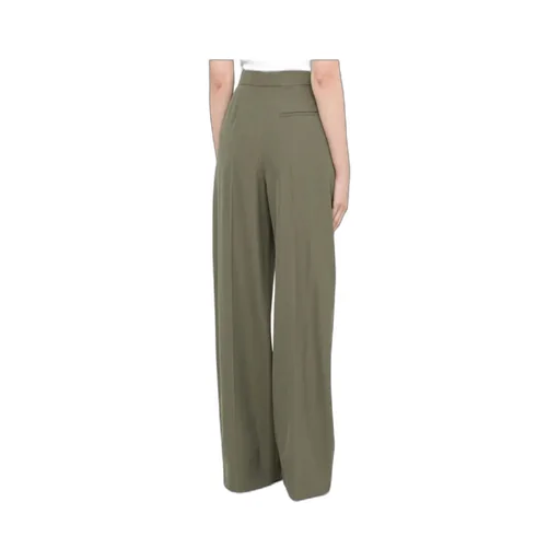Wide-Leg Tailored Trousers
