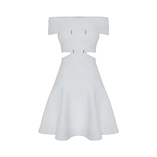 Cut-Out Off-Shoulder Mini Dress