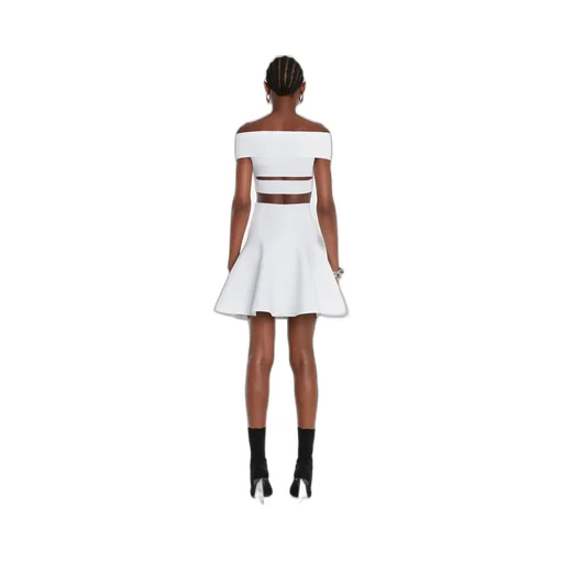Cut-Out Off-Shoulder Mini Dress
