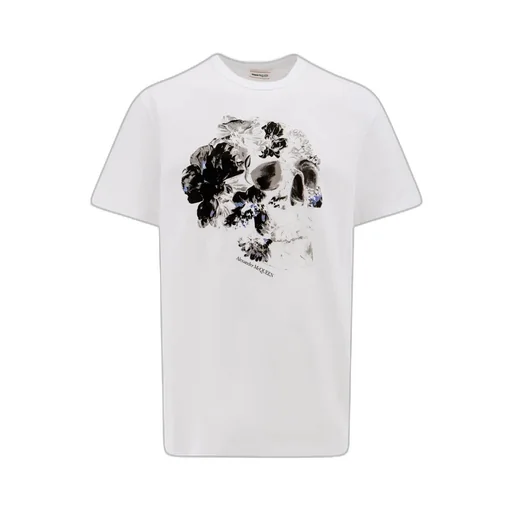 Skull Printed Crewneck T-Shirt