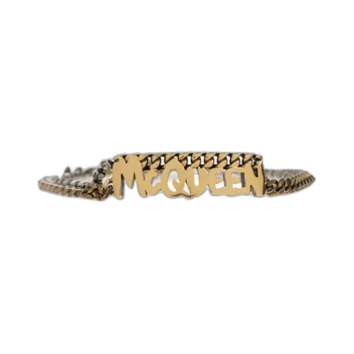 Grafitti Logo Plaque Bracelet