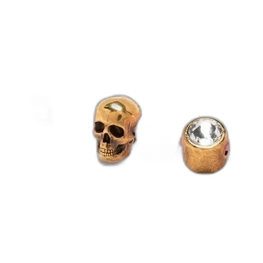 Skull-Charm Embellished Bracelet