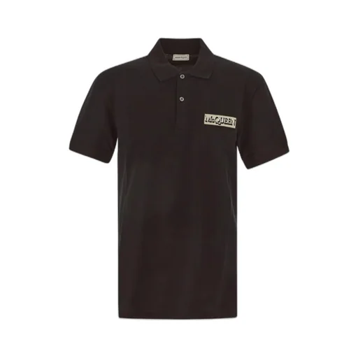 Logo Patch Short Sleeved Polo Shirt