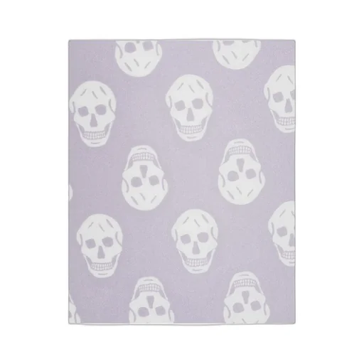 Skull-Print Silk Scarf