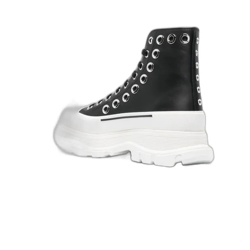 Joey Eyelet-Detailed High Top Sneakers