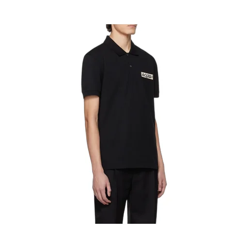 Logo Patch Short Sleeved Polo Shirt
