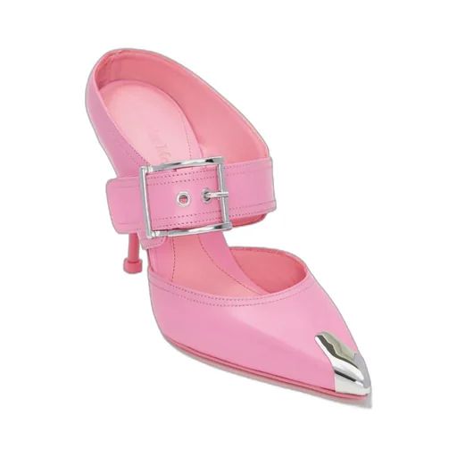 Pointed-Toe Slip-On Mules