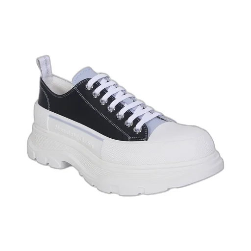 Tread Slick Round-Toe Lace-Up Sneakers