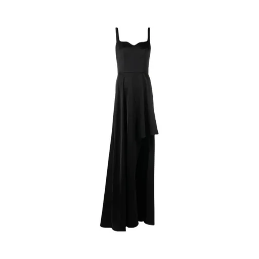 Asymmetric Sleeveless Long Dress