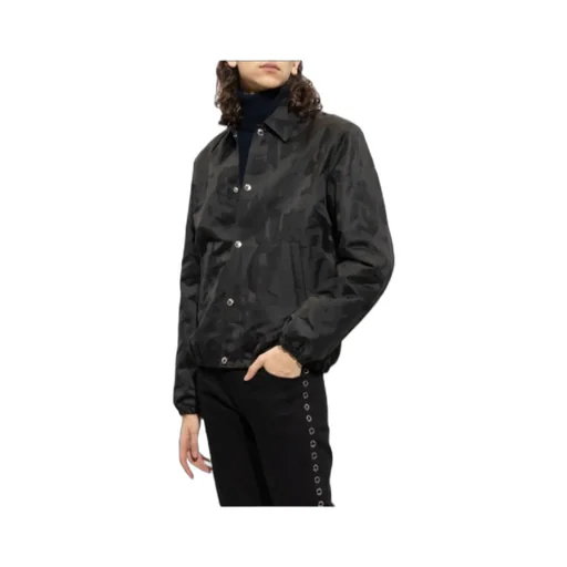 Logo Detailed Buttoned Jacket
