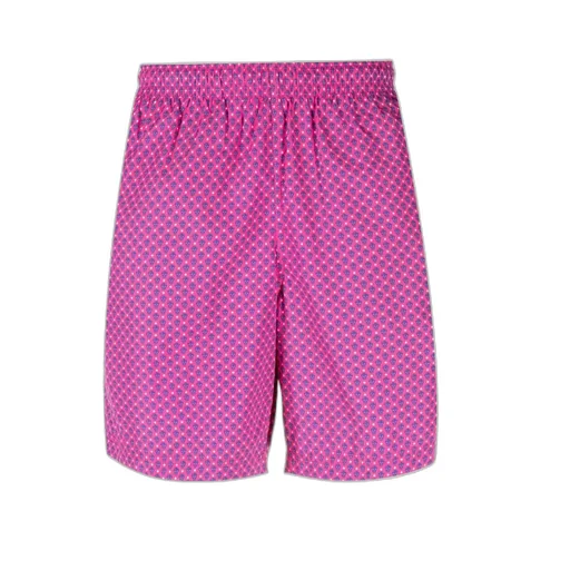 Skull-Print Swim Shorts