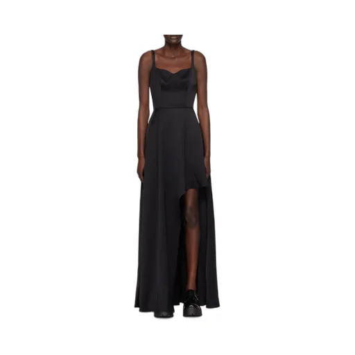 Asymmetric Sleeveless Long Dress