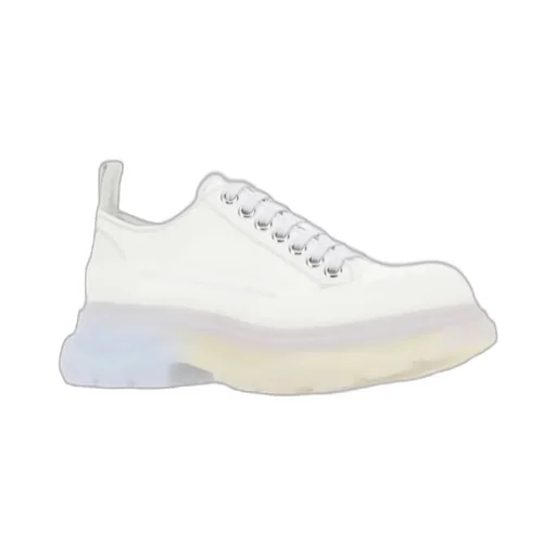 Chunky-Sole Lace-Up Sneakers