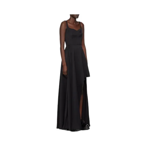 Asymmetric Sleeveless Long Dress
